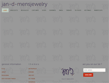 Tablet Screenshot of jan-d-mensjewelry.com